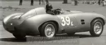 image for Nadeau Bourgeault's re-bodied Frazer-Nash LeMans Replica he formed for James R. Lowe in 1956, at the wheel here. It is said that Lowe sold this car to Jim Firestone, who apparently raced it as early as July 1956 was eventually killed in it at the Paramoun